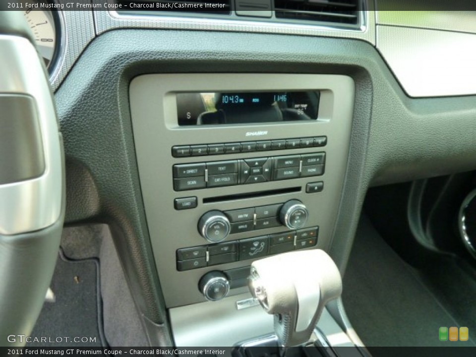Charcoal Black/Cashmere Interior Controls for the 2011 Ford Mustang GT Premium Coupe #52670764