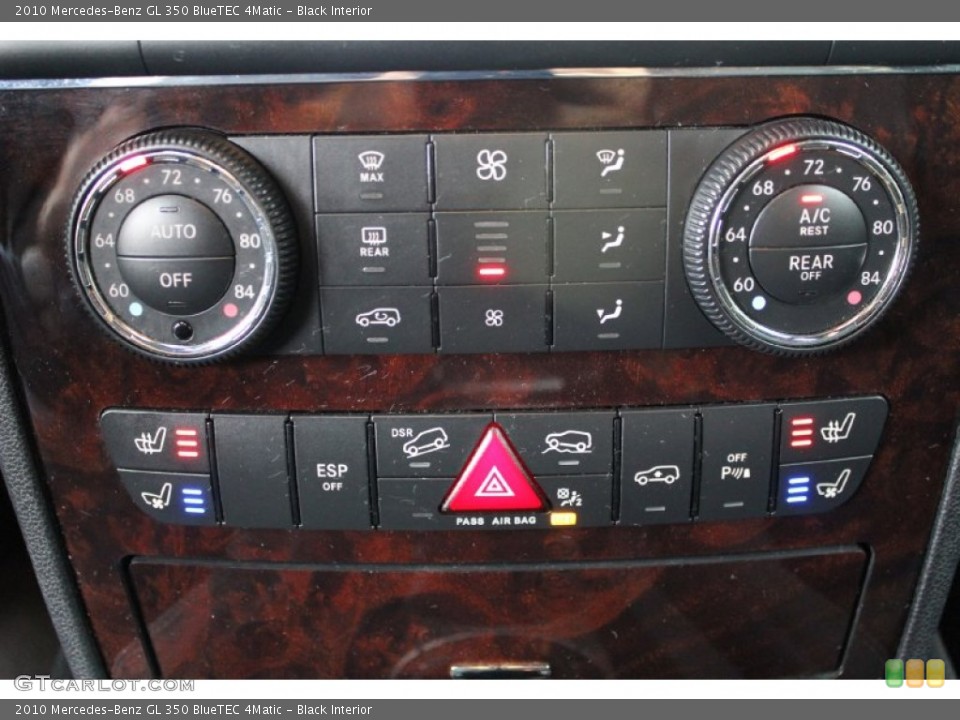 Black Interior Controls for the 2010 Mercedes-Benz GL 350 BlueTEC 4Matic #52671334