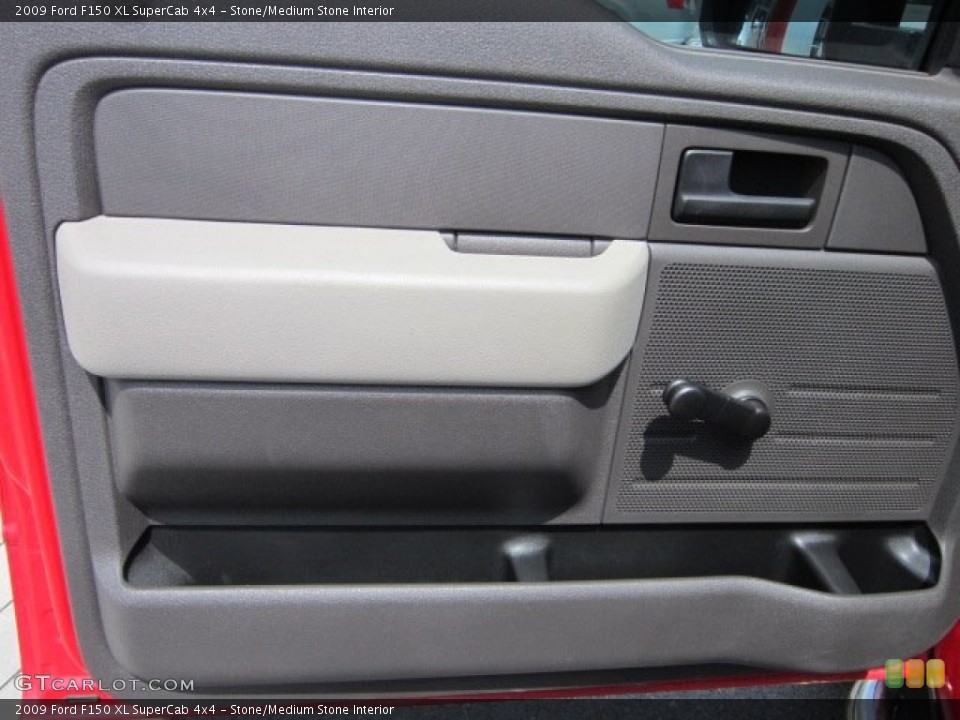 Stone/Medium Stone Interior Door Panel for the 2009 Ford F150 XL SuperCab 4x4 #52672240