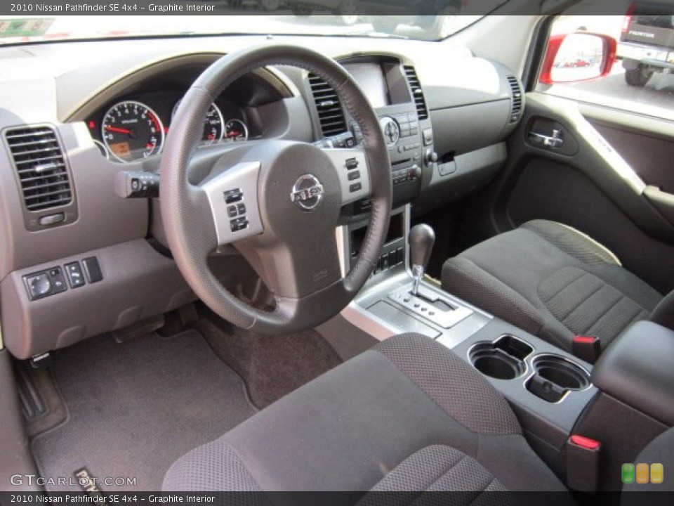 Graphite Interior Prime Interior for the 2010 Nissan Pathfinder SE 4x4 #52672672