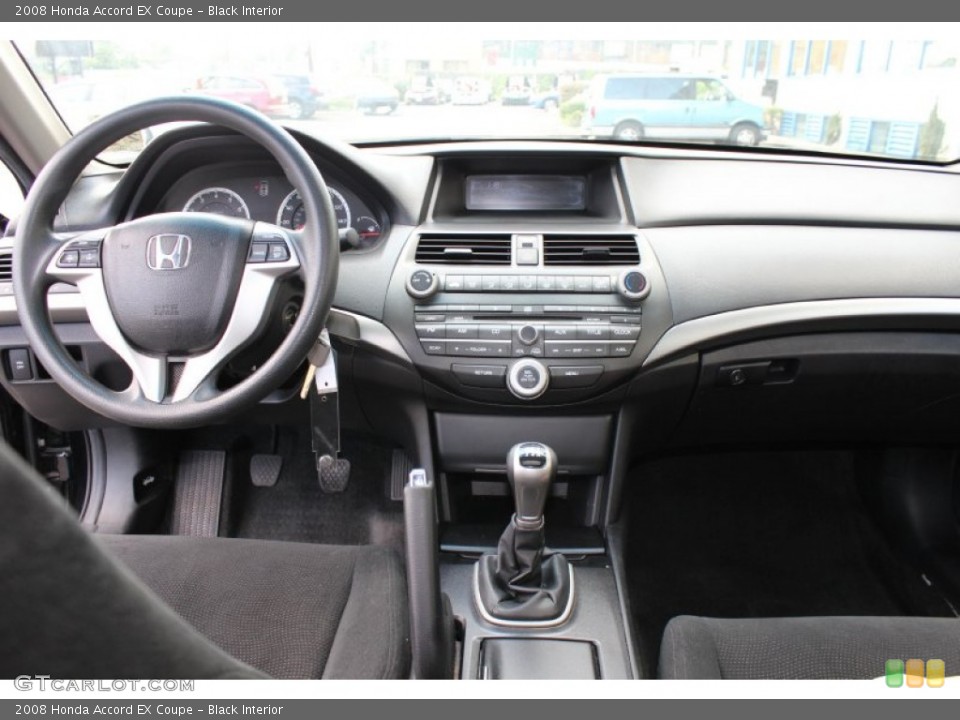 Black Interior Dashboard for the 2008 Honda Accord EX Coupe #52672996