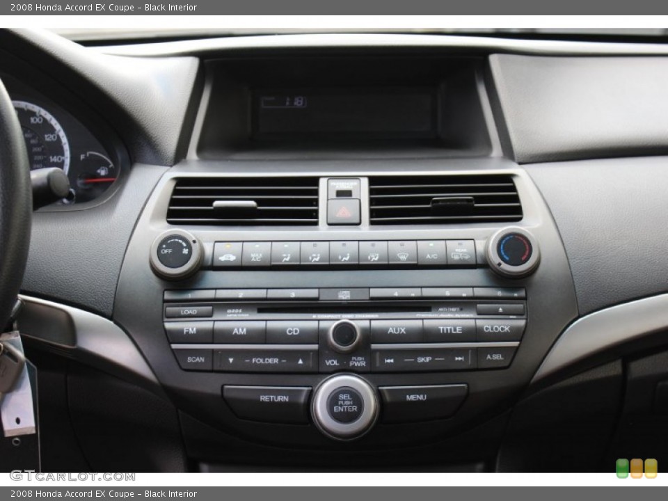 Black Interior Controls for the 2008 Honda Accord EX Coupe #52673032