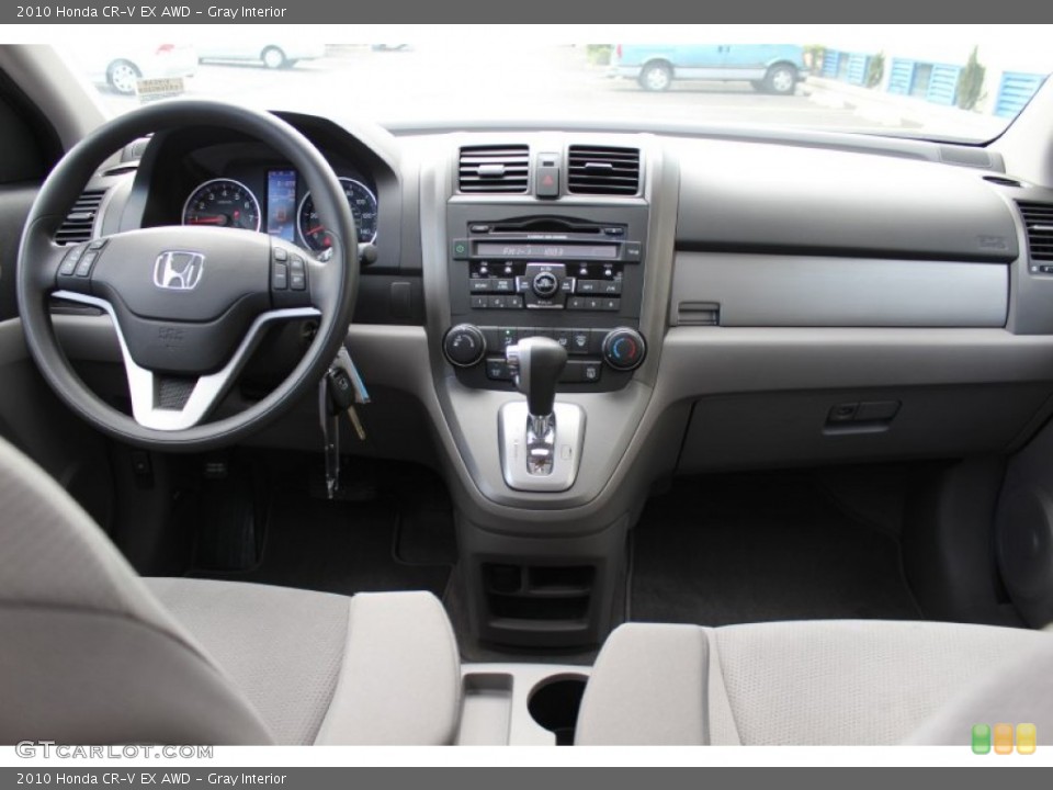 Gray Interior Dashboard for the 2010 Honda CR-V EX AWD #52673368