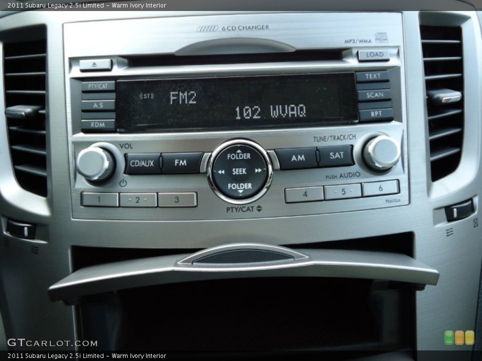 Warm Ivory Interior Controls for the 2011 Subaru Legacy 2.5i Limited #52674010