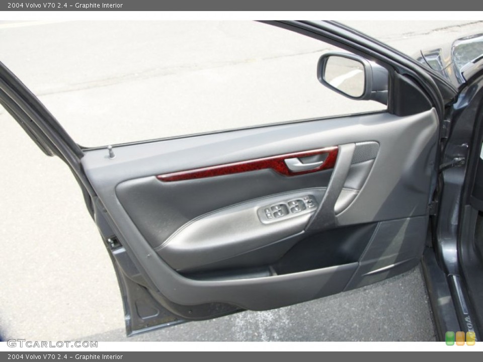 Graphite Interior Door Panel for the 2004 Volvo V70 2.4 #52675456
