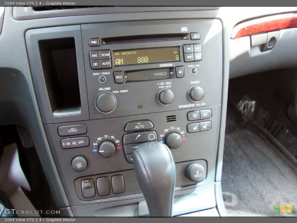 Graphite Interior Controls for the 2004 Volvo V70 2.4 #52675483