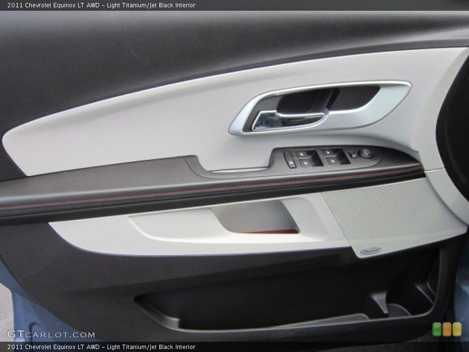 Light Titanium/Jet Black Interior Door Panel for the 2011 Chevrolet Equinox LT AWD #52675528
