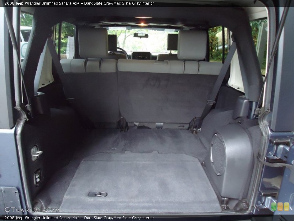 Dark Slate Gray/Med Slate Gray Interior Trunk for the 2008 Jeep Wrangler Unlimited Sahara 4x4 #52676494