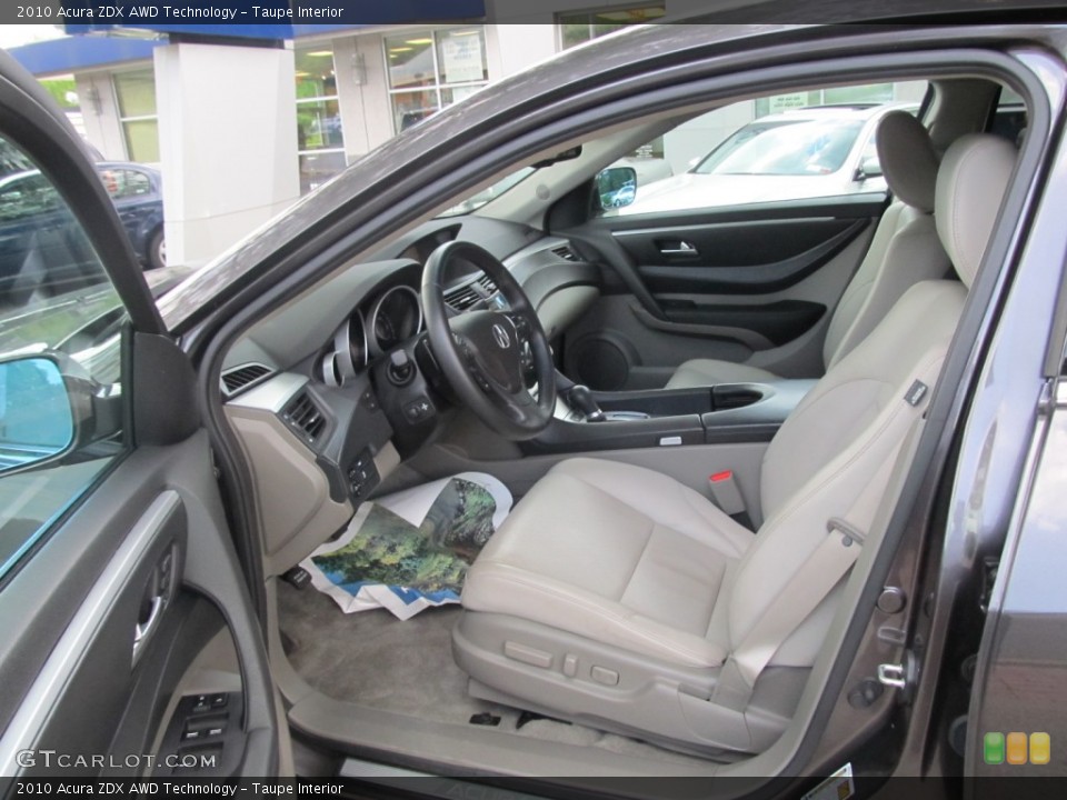 Taupe Interior Photo for the 2010 Acura ZDX AWD Technology #52677559