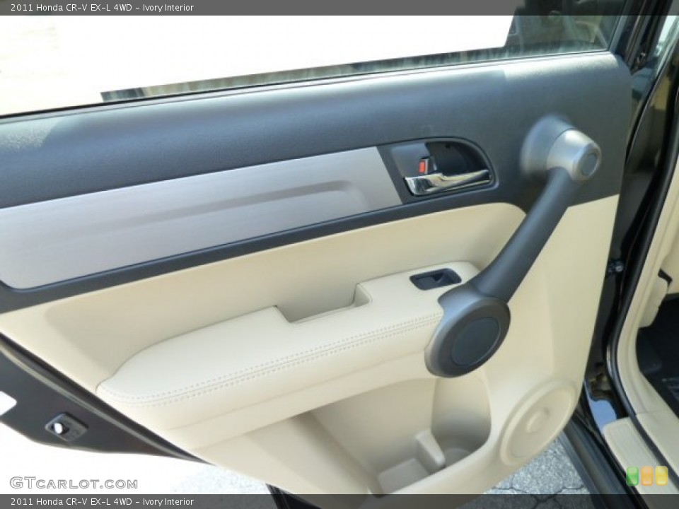 Ivory Interior Door Panel for the 2011 Honda CR-V EX-L 4WD #52678180