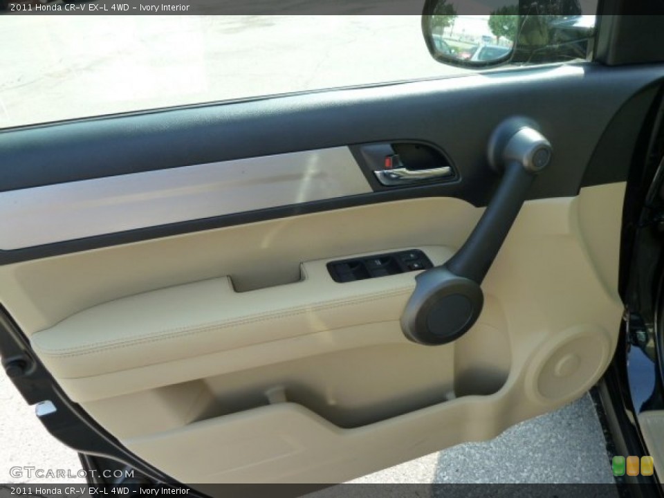 Ivory Interior Door Panel for the 2011 Honda CR-V EX-L 4WD #52678186
