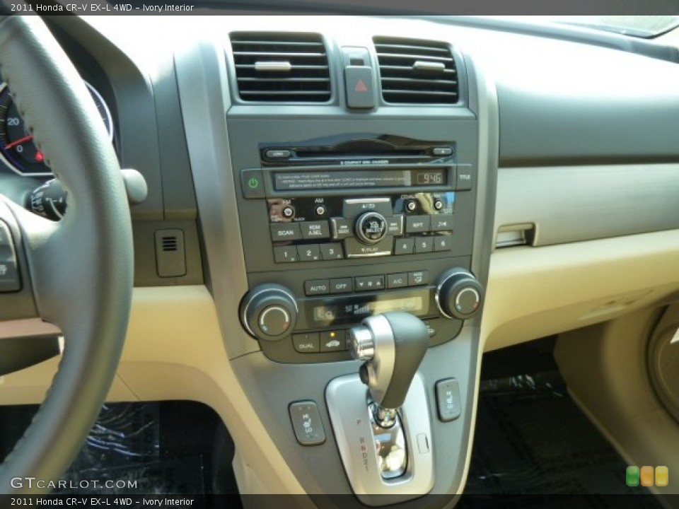 Ivory Interior Controls for the 2011 Honda CR-V EX-L 4WD #52678210
