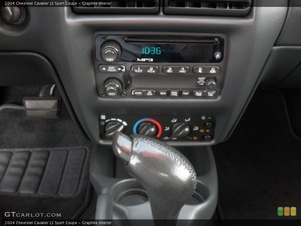Graphite Interior Controls for the 2004 Chevrolet Cavalier LS Sport Coupe #52679577