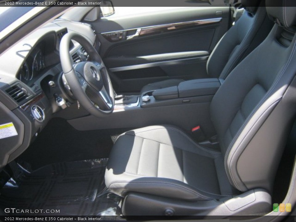 Black Interior Photo for the 2012 Mercedes-Benz E 350 Cabriolet #52679958
