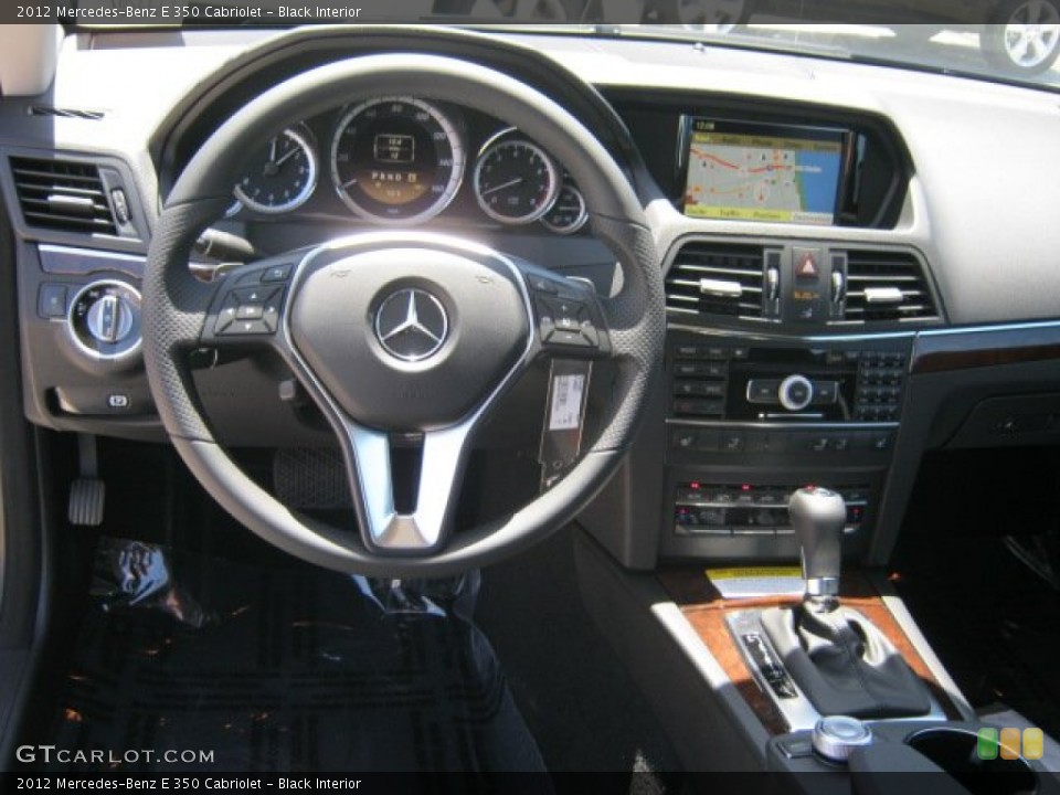 Black Interior Dashboard for the 2012 Mercedes-Benz E 350 Cabriolet #52679988