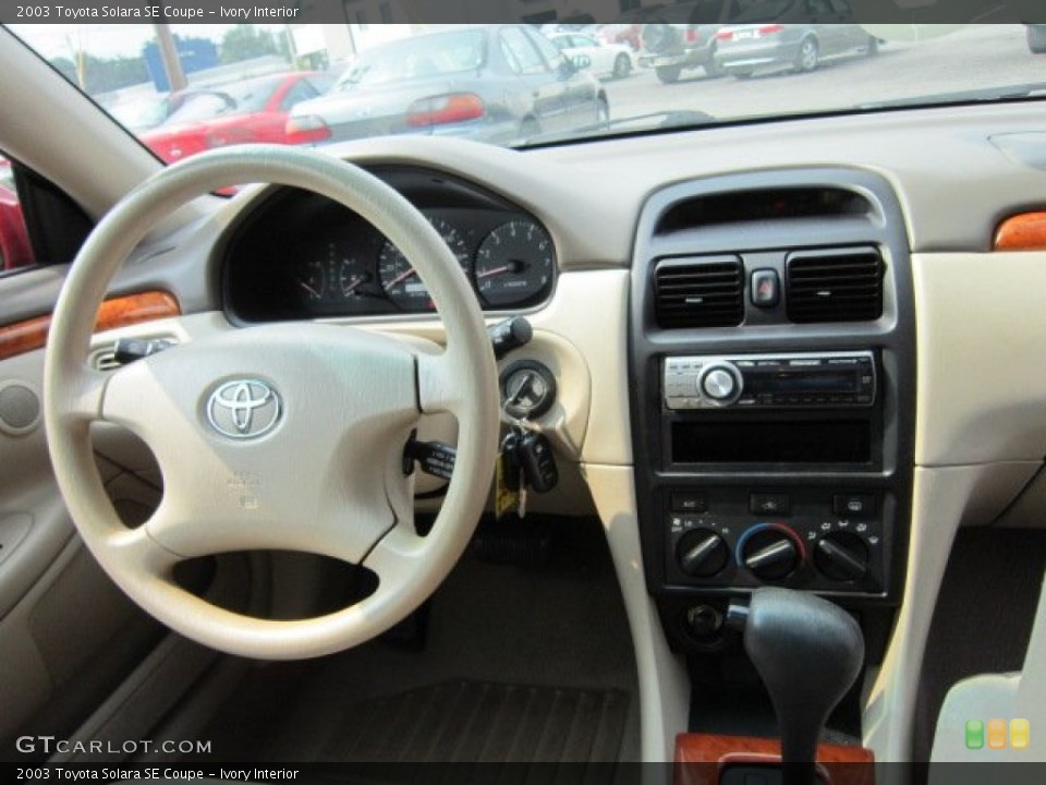 Ivory Interior Dashboard for the 2003 Toyota Solara SE Coupe #52680204