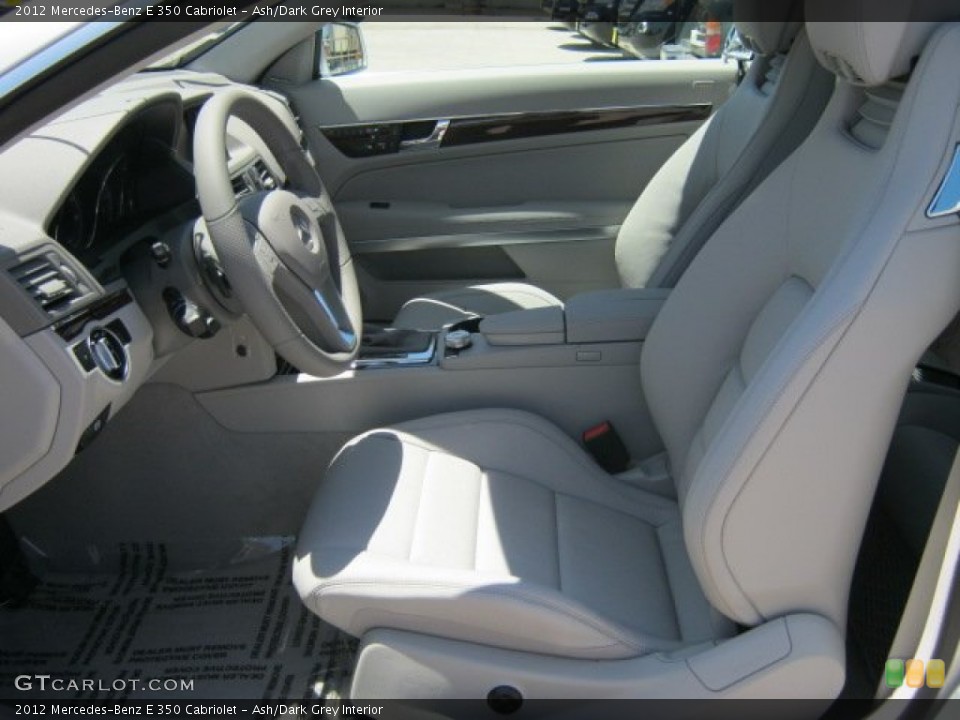 Ash/Dark Grey Interior Photo for the 2012 Mercedes-Benz E 350 Cabriolet #52680252