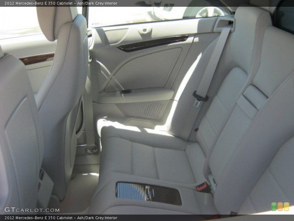 Ash/Dark Grey Interior Photo for the 2012 Mercedes-Benz E 350 Cabriolet #52680267