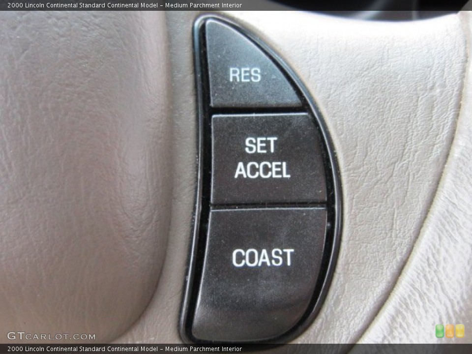 Medium Parchment Interior Controls for the 2000 Lincoln Continental  #52681464