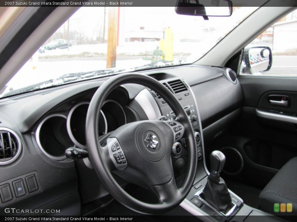 Black Interior Steering Wheel for the 2007 Suzuki Grand Vitara  #52682232