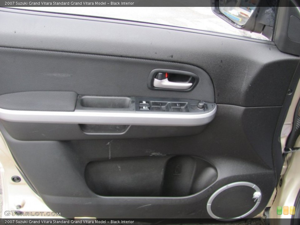 Black Interior Door Panel for the 2007 Suzuki Grand Vitara  #52682250