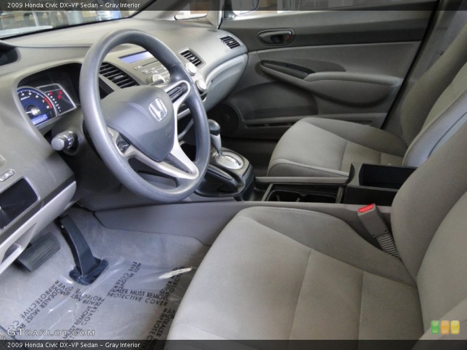 Gray Interior Photo for the 2009 Honda Civic DX-VP Sedan #52682919