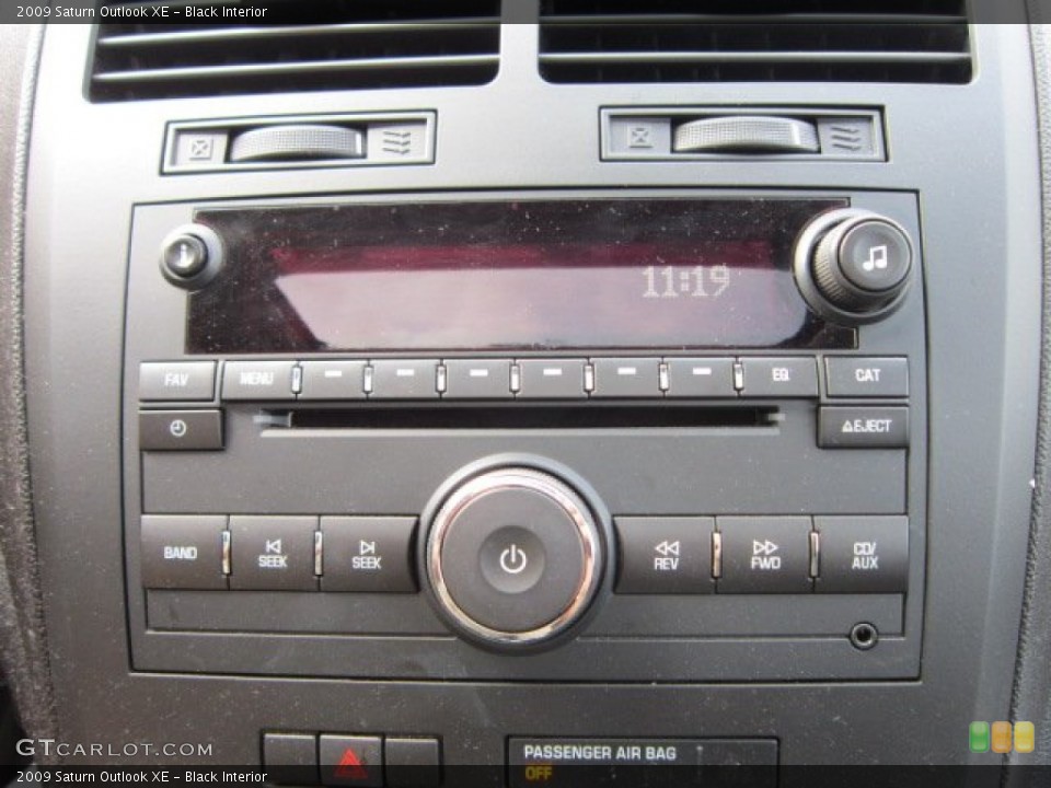 Black Interior Controls for the 2009 Saturn Outlook XE #52683375