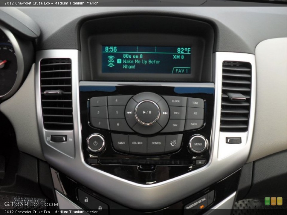 Medium Titanium Interior Controls for the 2012 Chevrolet Cruze Eco #52683945