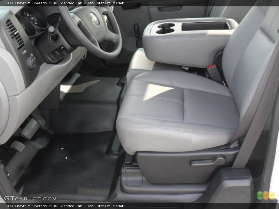 Dark Titanium Interior Photo for the 2011 Chevrolet Silverado 1500 Extended Cab #52684176