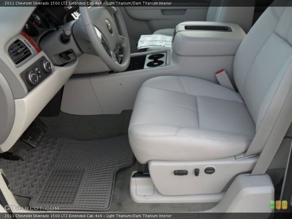 Light Titanium/Dark Titanium Interior Photo for the 2011 Chevrolet Silverado 1500 LTZ Extended Cab 4x4 #52685341