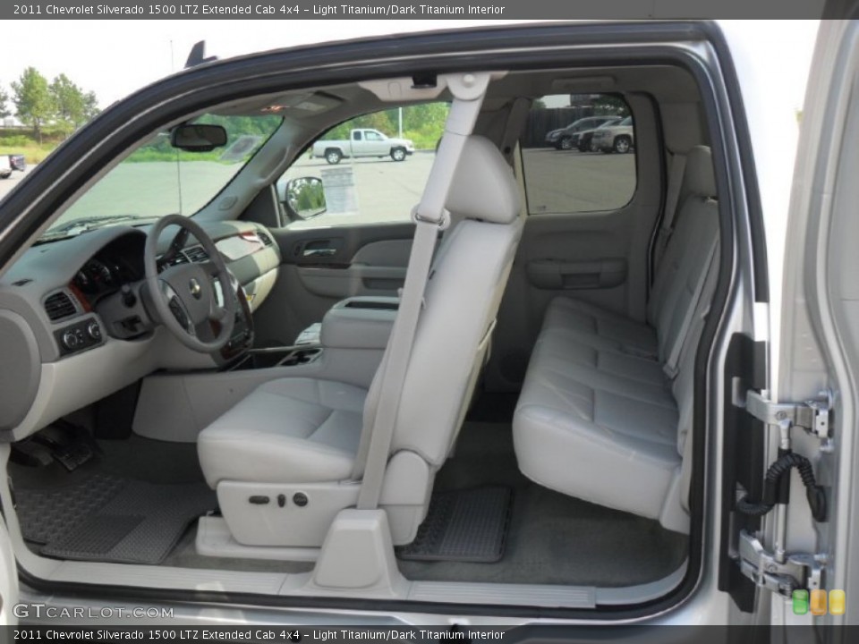 Light Titanium/Dark Titanium Interior Photo for the 2011 Chevrolet Silverado 1500 LTZ Extended Cab 4x4 #52685401