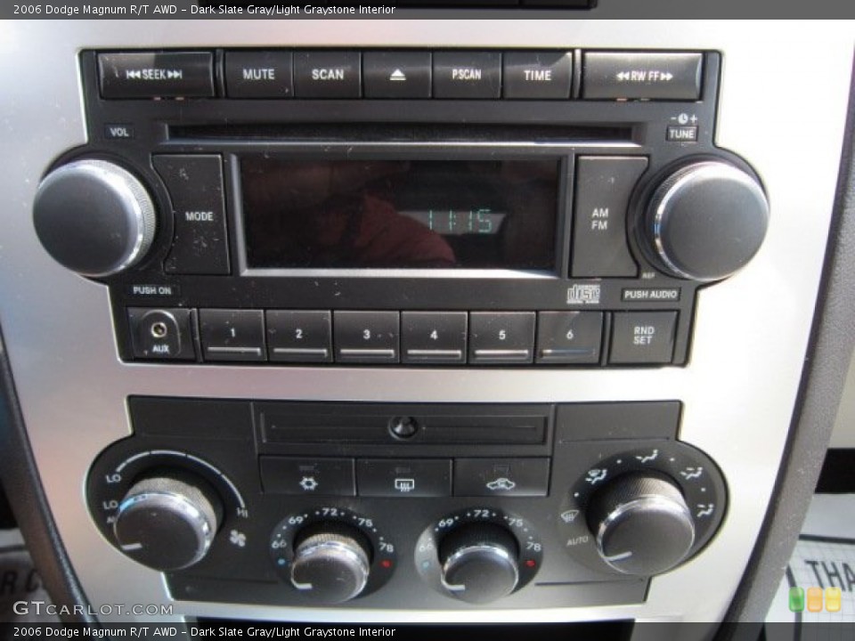 Dark Slate Gray/Light Graystone Interior Controls for the 2006 Dodge Magnum R/T AWD #52685959
