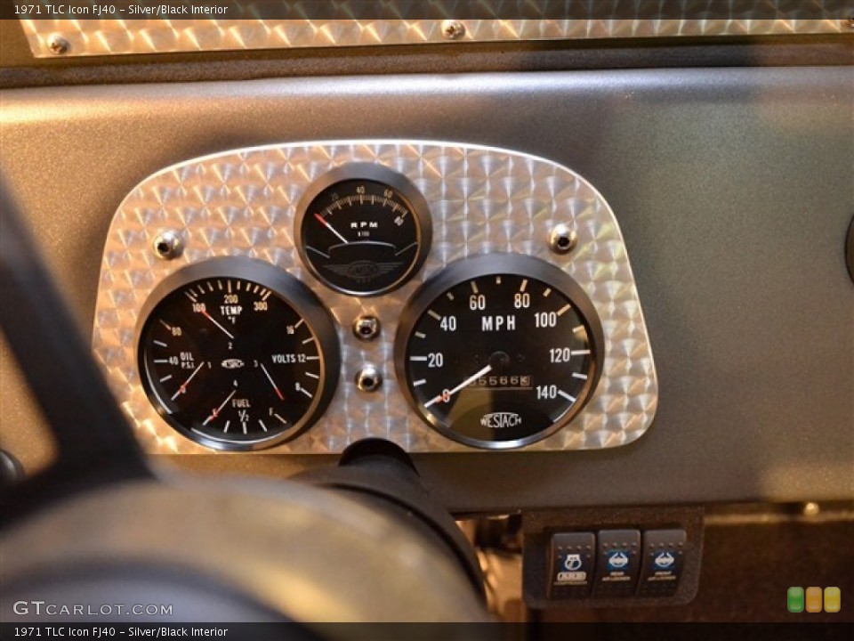 Silver/Black Interior Gauges for the 1971 TLC Icon FJ40 #52688487