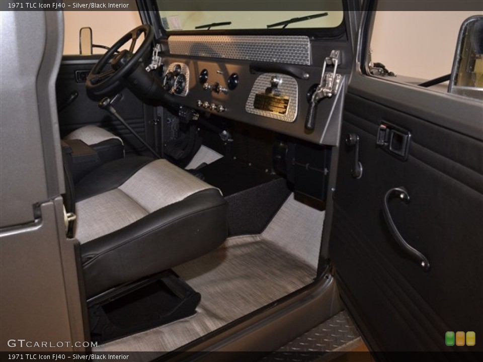 Silver/Black Interior Photo for the 1971 TLC Icon FJ40 #52688529