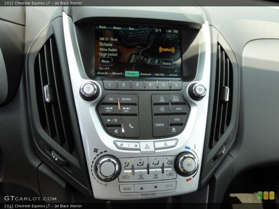 Jet Black Interior Controls for the 2012 Chevrolet Equinox LT #52688658