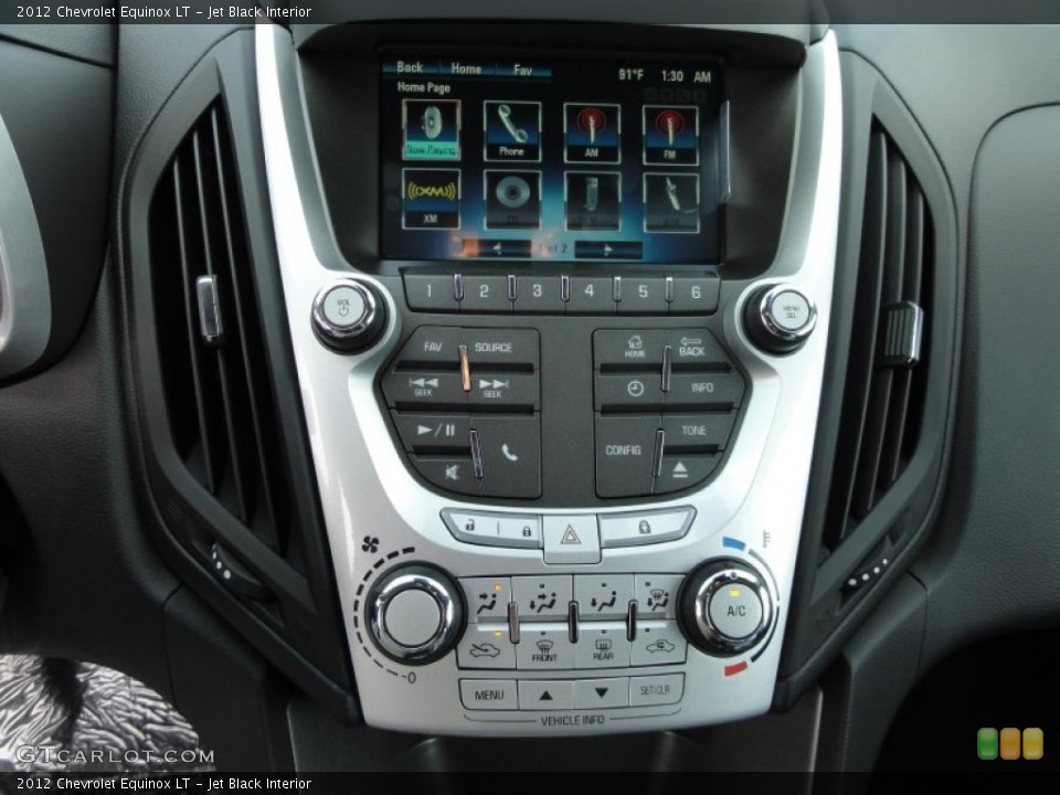 Jet Black Interior Controls for the 2012 Chevrolet Equinox LT #52688832