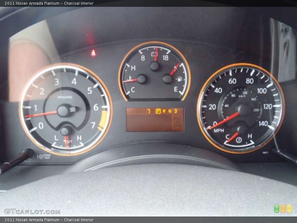 Charcoal Interior Gauges for the 2011 Nissan Armada Platinum #52688934