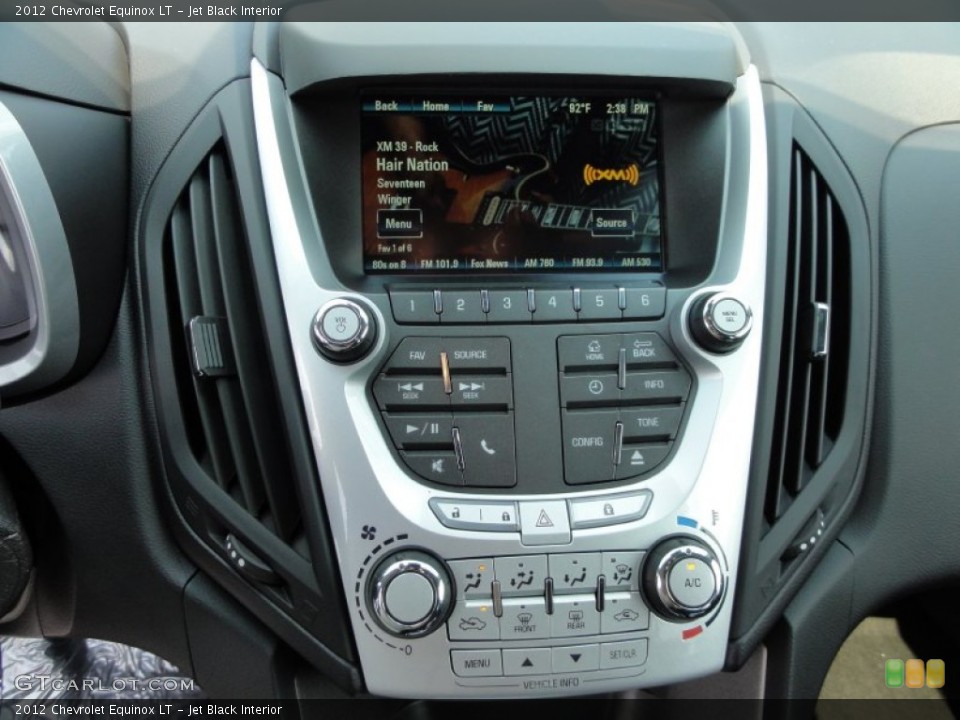 Jet Black Interior Controls for the 2012 Chevrolet Equinox LT #52688997