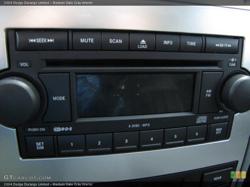 Medium Slate Gray Interior Controls for the 2004 Dodge Durango Limited #52689165