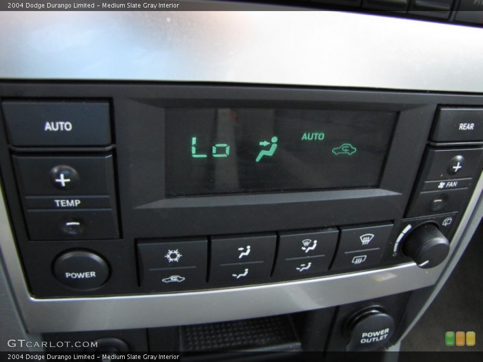 Medium Slate Gray Interior Controls for the 2004 Dodge Durango Limited #52689180