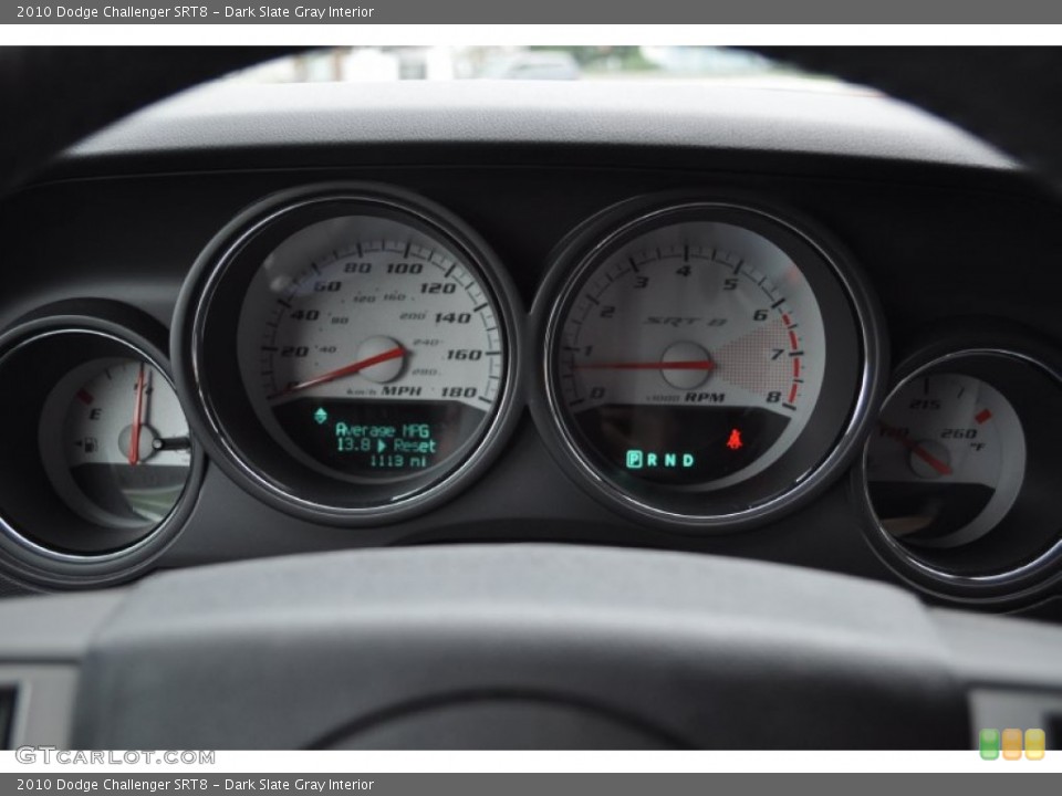 Dark Slate Gray Interior Gauges for the 2010 Dodge Challenger SRT8 #52689954