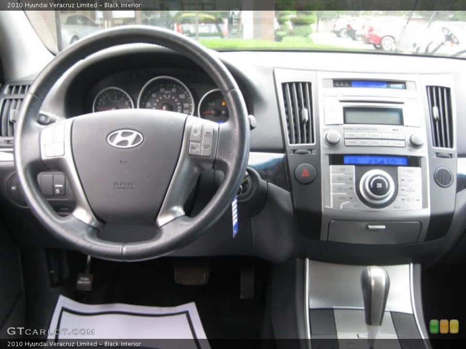 Black Interior Dashboard for the 2010 Hyundai Veracruz Limited #52690380