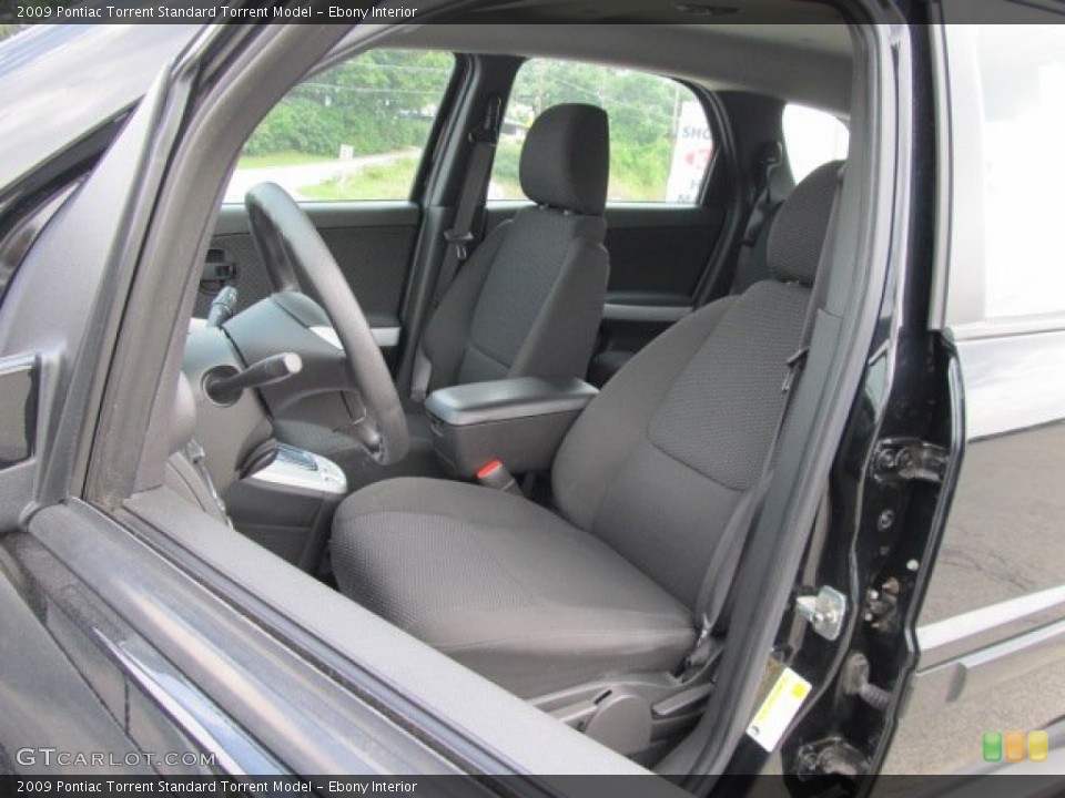 Ebony Interior Photo for the 2009 Pontiac Torrent  #52692894