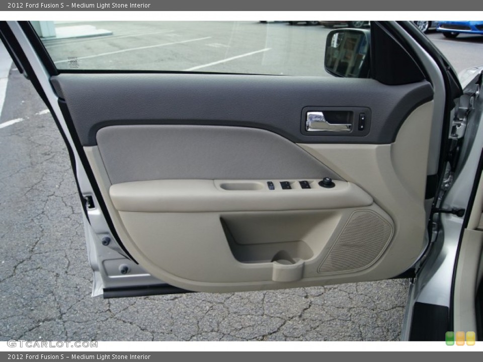Medium Light Stone Interior Door Panel for the 2012 Ford Fusion S #52693713