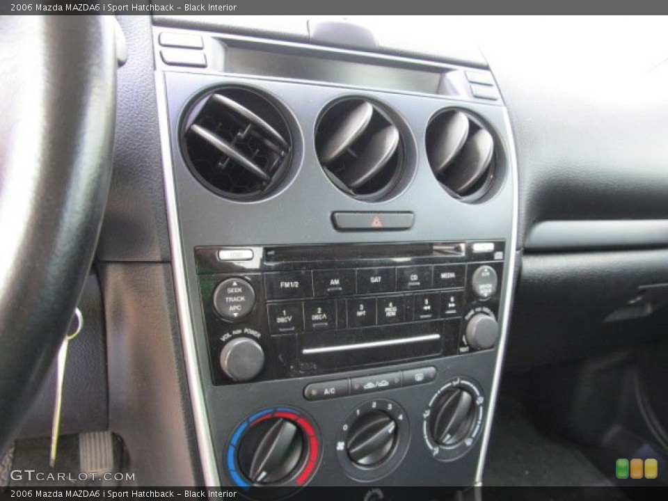Black Interior Controls for the 2006 Mazda MAZDA6 i Sport Hatchback #52693962