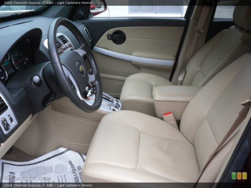 Light Cashmere Interior Photo for the 2009 Chevrolet Equinox LT AWD #52694481