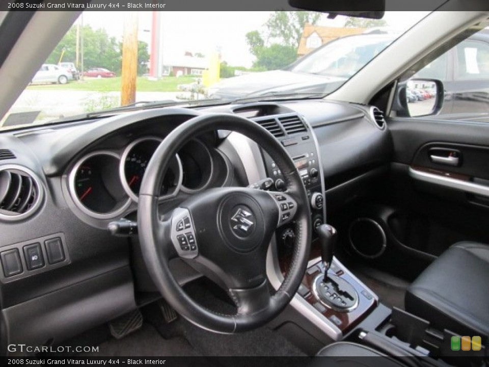 Black Interior Dashboard for the 2008 Suzuki Grand Vitara Luxury 4x4 #52694562