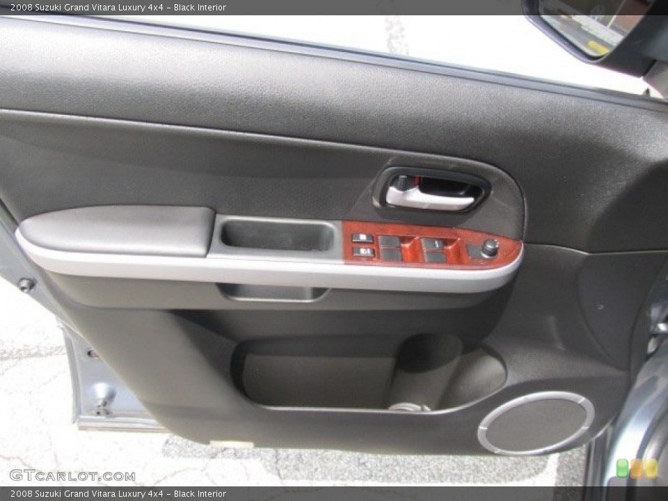 Black Interior Door Panel for the 2008 Suzuki Grand Vitara Luxury 4x4 #52694577