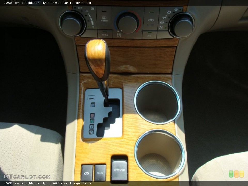 Sand Beige Interior Transmission for the 2008 Toyota Highlander Hybrid 4WD #52694937