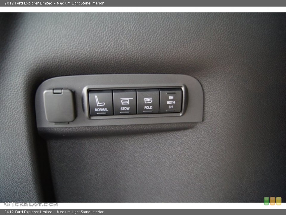 Medium Light Stone Interior Controls for the 2012 Ford Explorer Limited #52694973